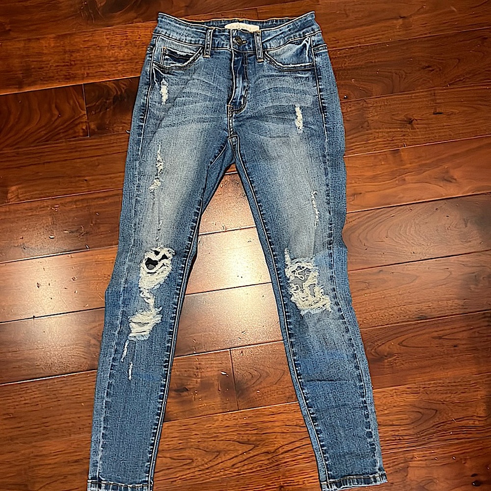 jeans non distressed high rise